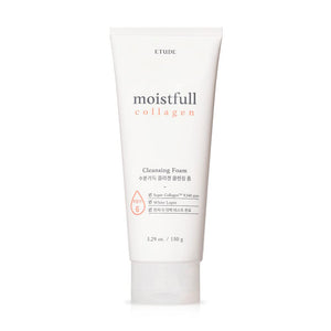 ETUDE Moistfull Collagen: espuma limpiadora, deja la piel suave tras la limpieza