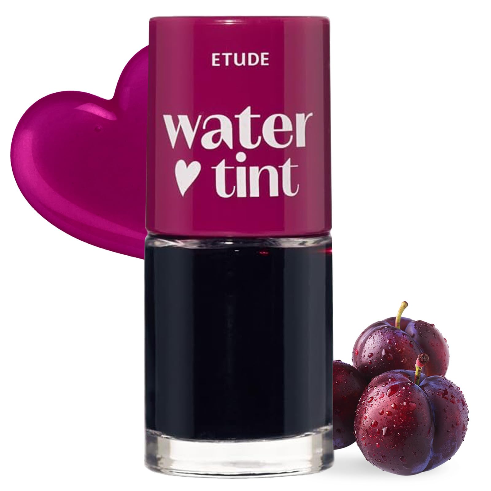 ETUDE Prune Ade Tinte de Agua en empaque compacto para viaje práctico.