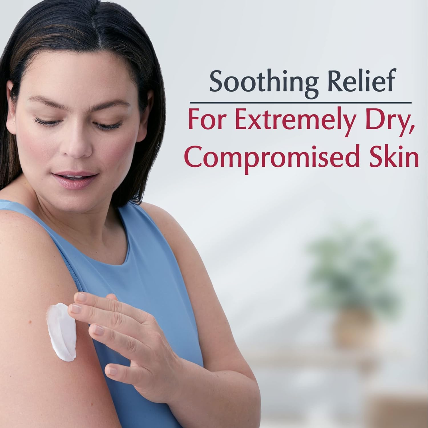 Eucerin Original Healing Rich Creme, pack de 3, uso para piel irritada.