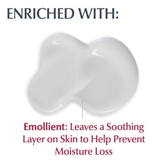Textura sedosa de Eucerin Original Healing Rich Creme para piel muy seca.