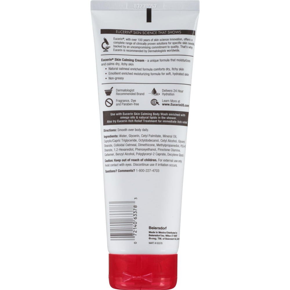 Piel sensible cuidada con uso diario de Eucerin.