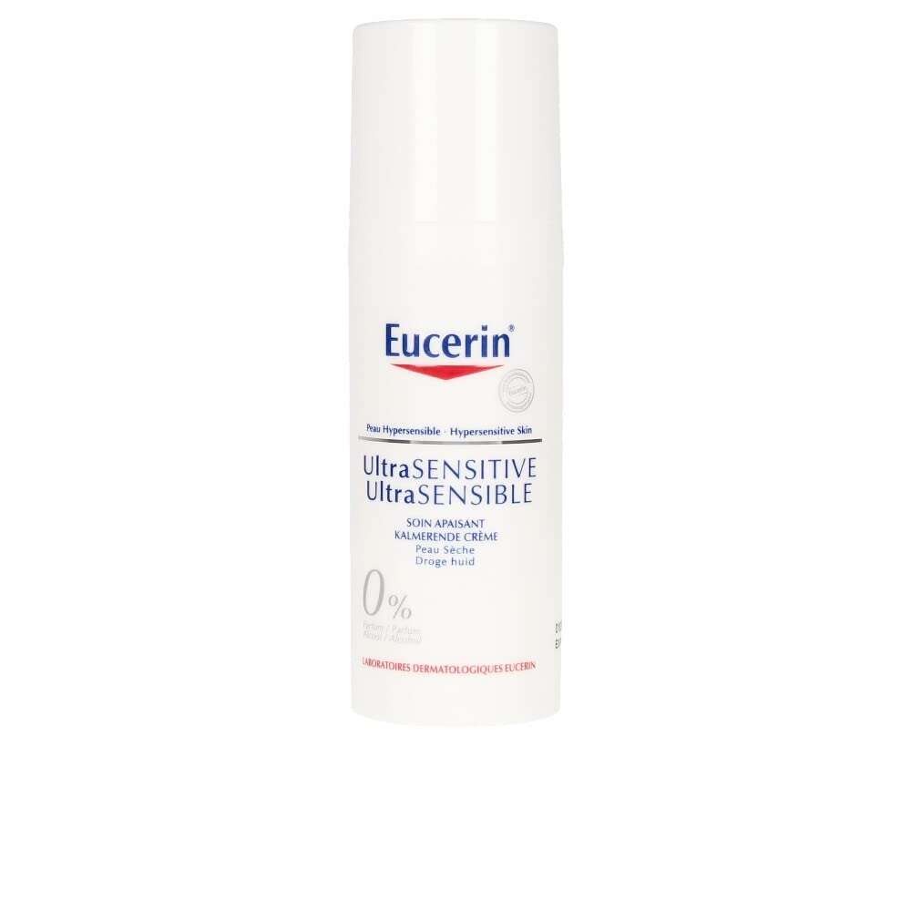 Eucerin UltraSENSITIVE crema calmante para piel seca, uso diario para confort