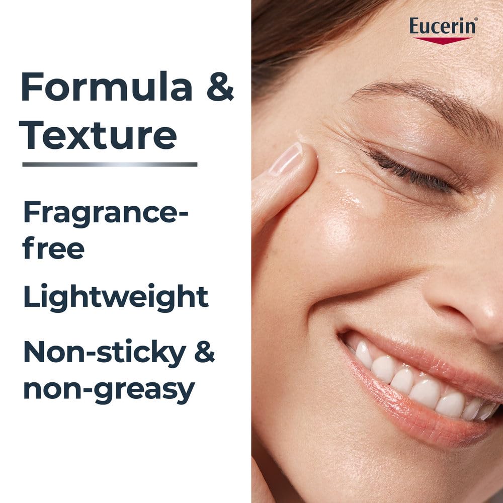 Fórmula sin fragancia de Eucerin Volume-Filler para piel sensible.