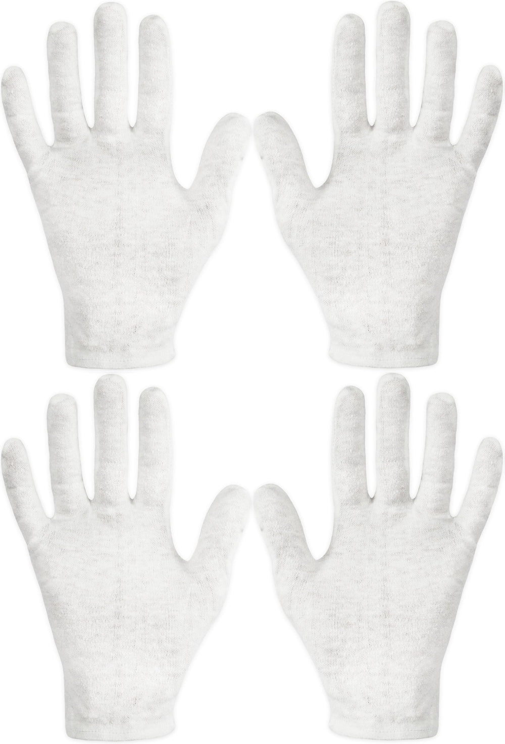 Guantes hidratantes Eurow para manos secas usados de noche para mayor suavidad.