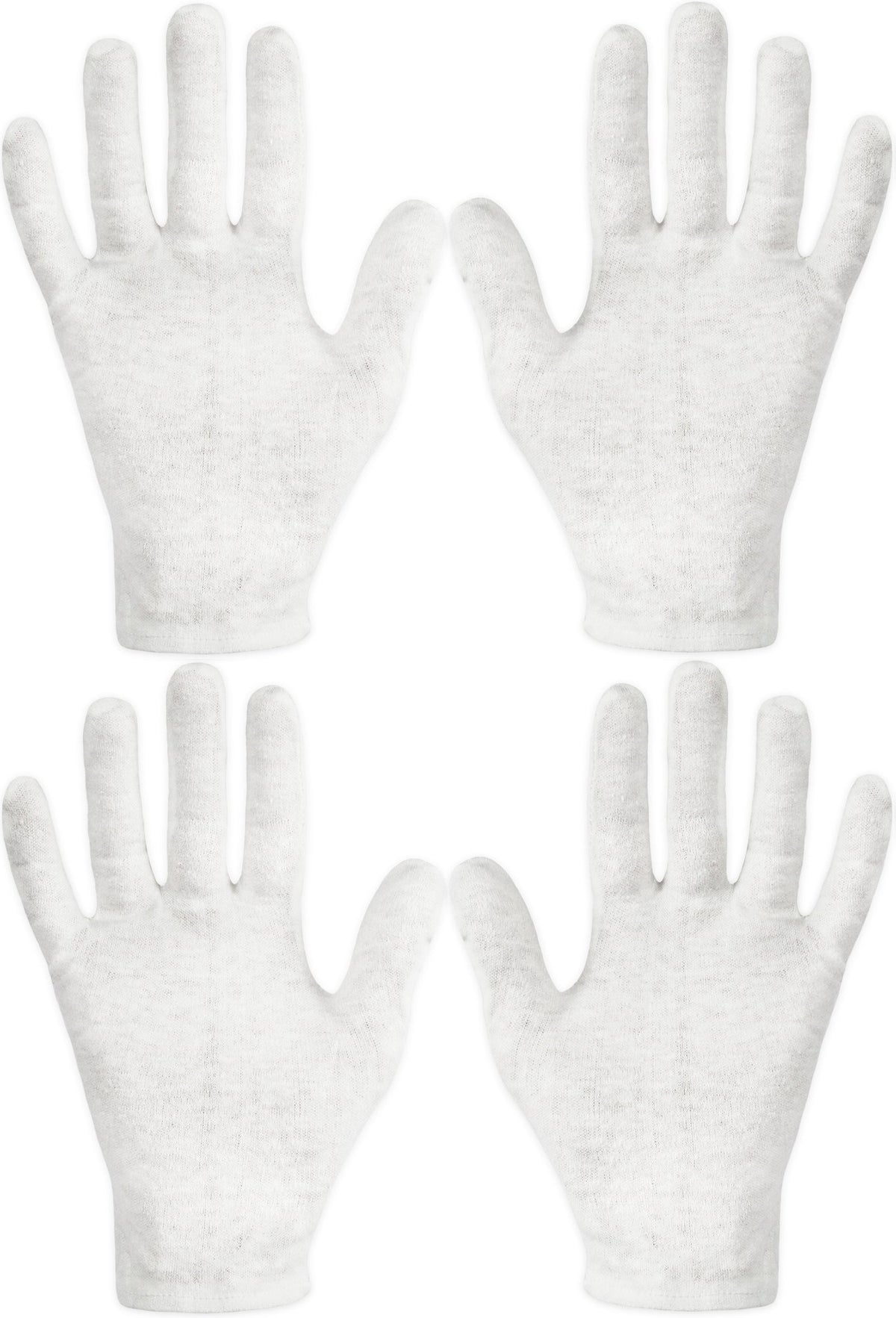 Guantes hidratantes Eurow para manos secas usados de noche para mayor suavidad.