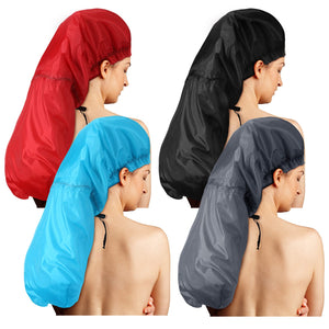 Gorra Eurzom grande para trenzas rojas protege peinado durante la ducha