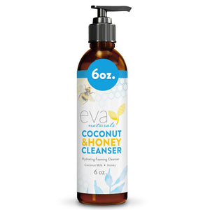 Eva Naturals Coco Miel limpiador espumoso: espuma suave para limpieza diaria.