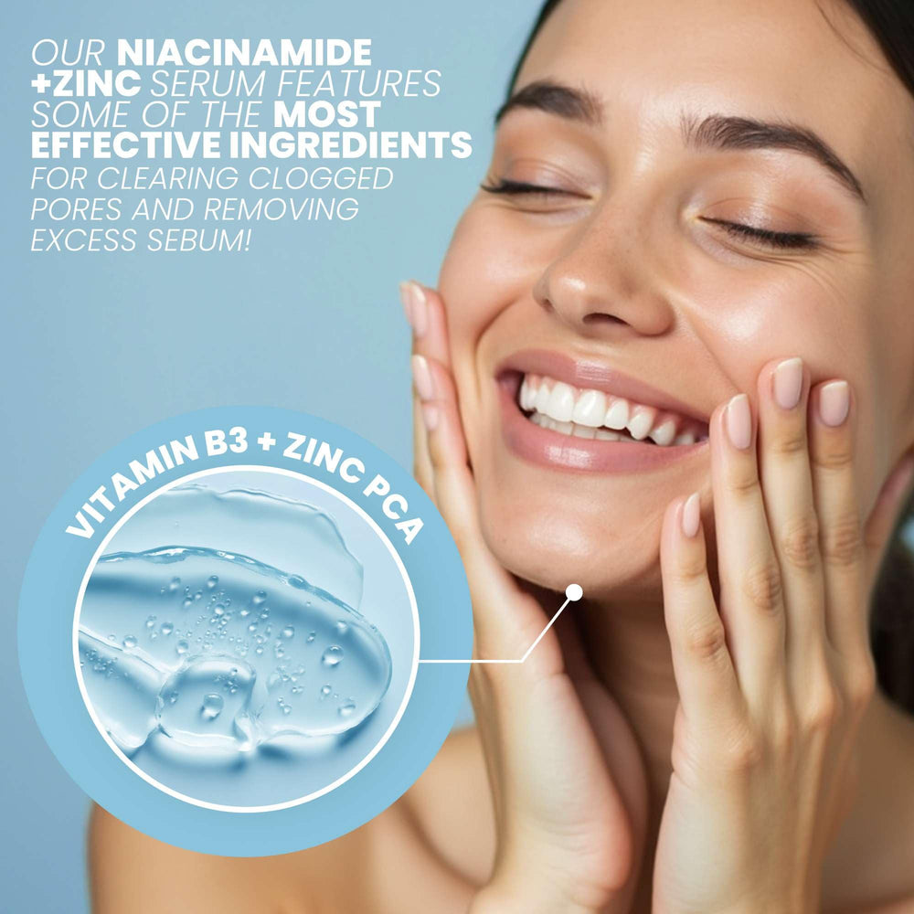 Textura suave del suero Eva Naturals Niacinamida 12% + Zinc