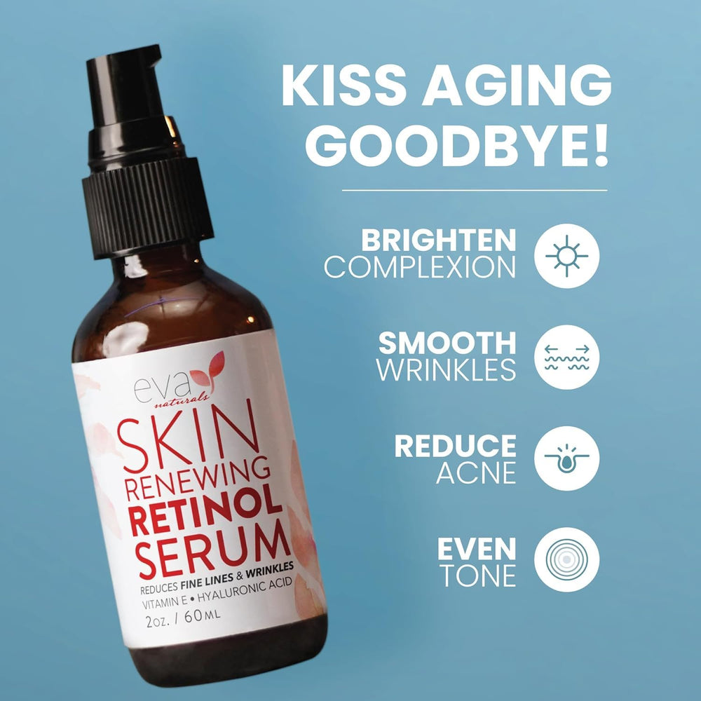 Textura cremosa del Sérum Retinol Eva Naturals para rostro
