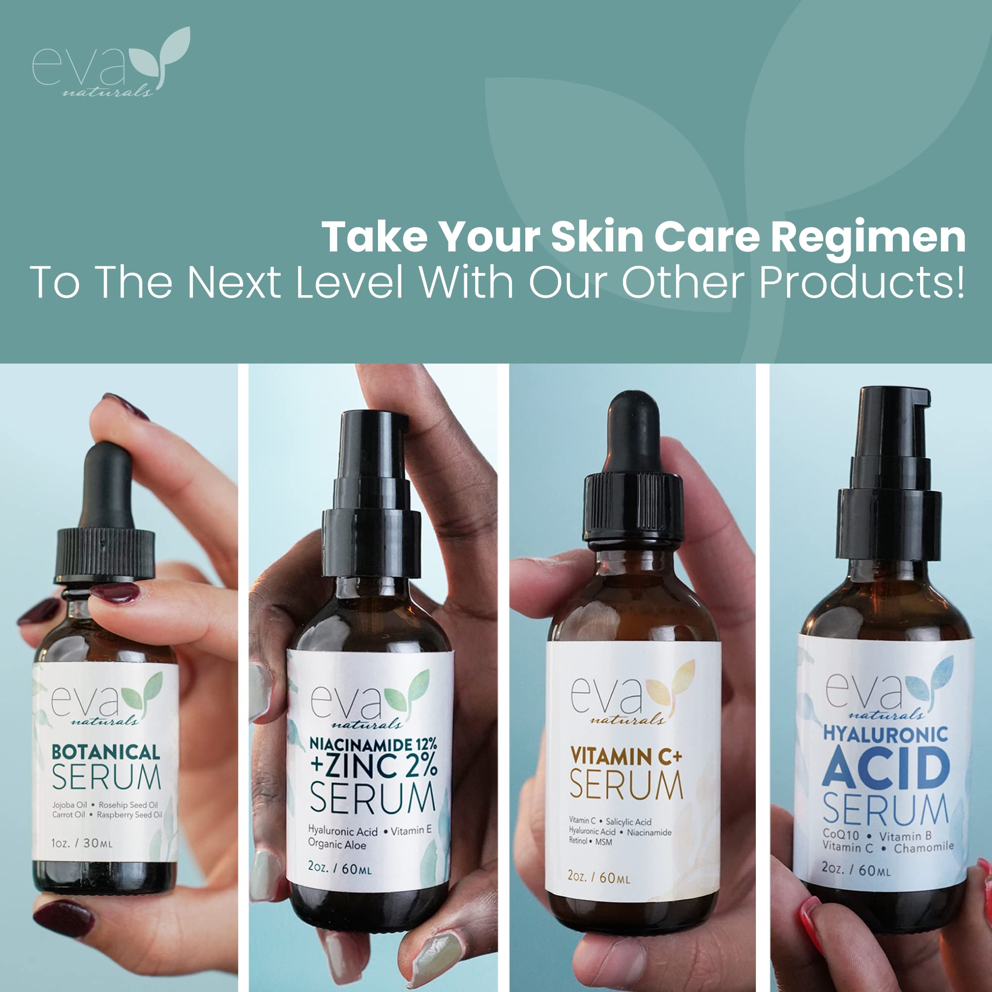 Eva Naturals Serum Rutina Diaria Aplicacion: se integra fácilmente a tu rutina de cuidado