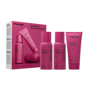 Eva NYC Repair Ritual champú en botella para cabello suave y resistente.