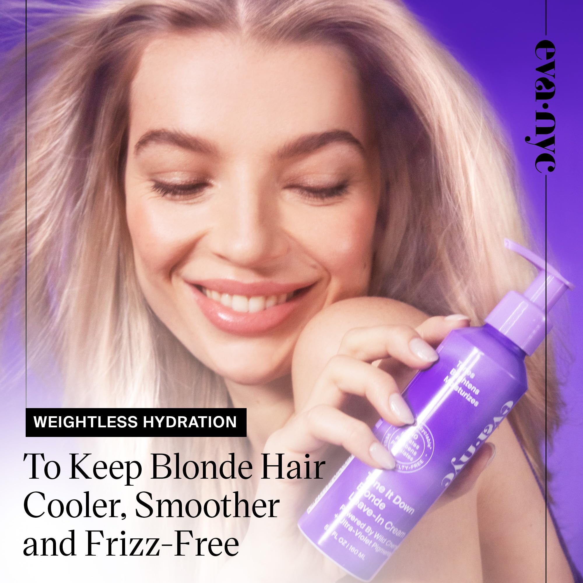 Evanyc crema sin enjuague: aplicación suave para hidratar el cabello.