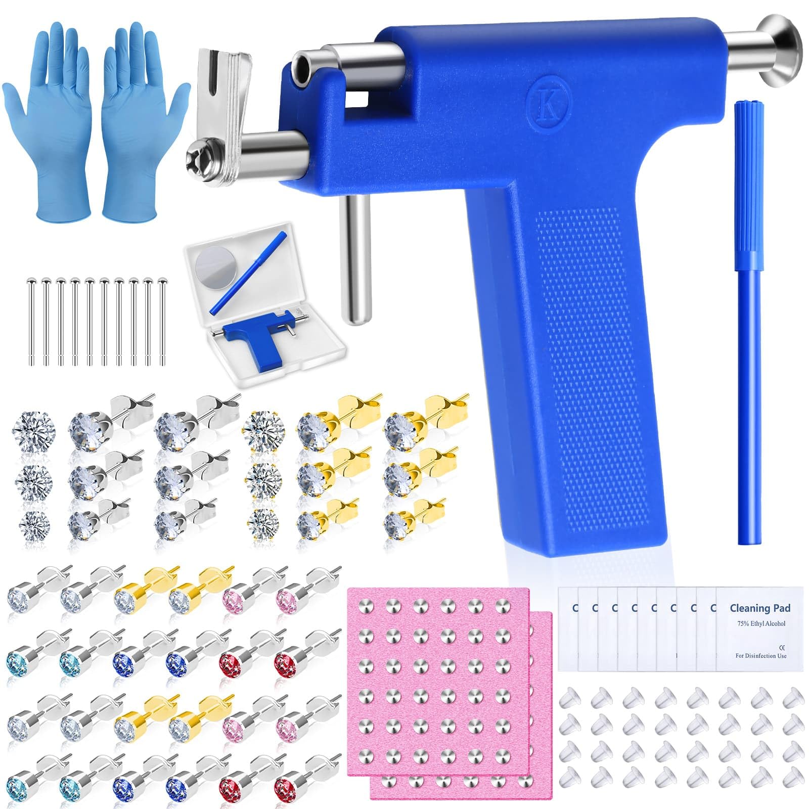 Evatage kit perforación orejas para uso en casa
