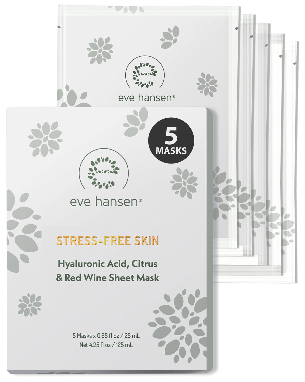 Eve Hansen mascarilla hidratante en hojas para piel suave y luminosa