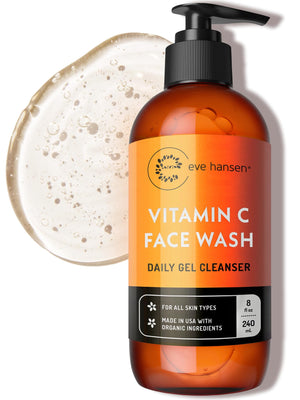 Eve Hansen Vitamina C limpia suavemente la botella de 8 onzas para tono irregular