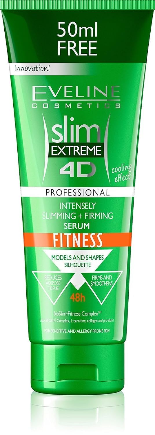 Eveline Slim Extreme 4D, bote para tonificar la piel y reducir la celulitis.