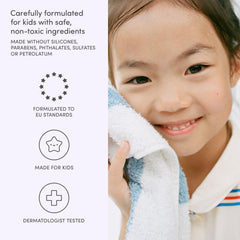 Complejo multivitaminico para niños de Evereden, nutrición suave durante el baño