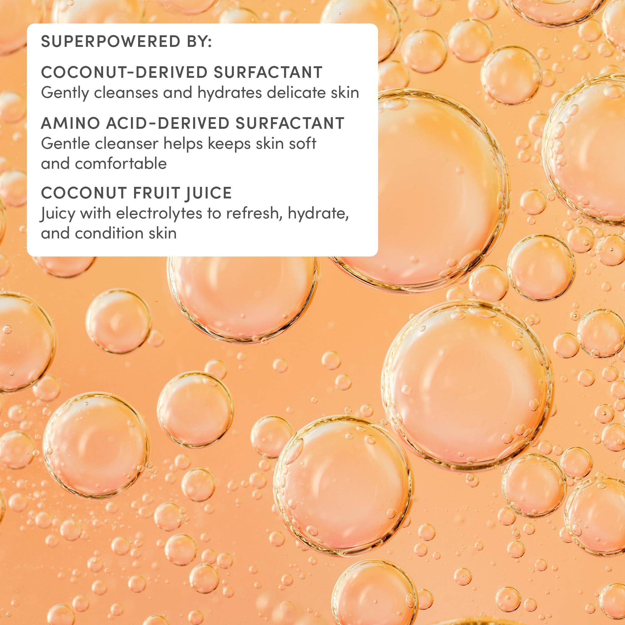 Piel suave y nutrida gracias a la fórmula suave con vitamina C de Evereden