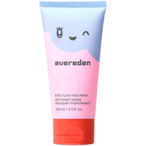 Evereden limpiador facial nubes para niños, limpieza suave para piel sensible.