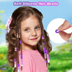 Everfunny cuentas silicona lavanda brillantes para adornos elegantes