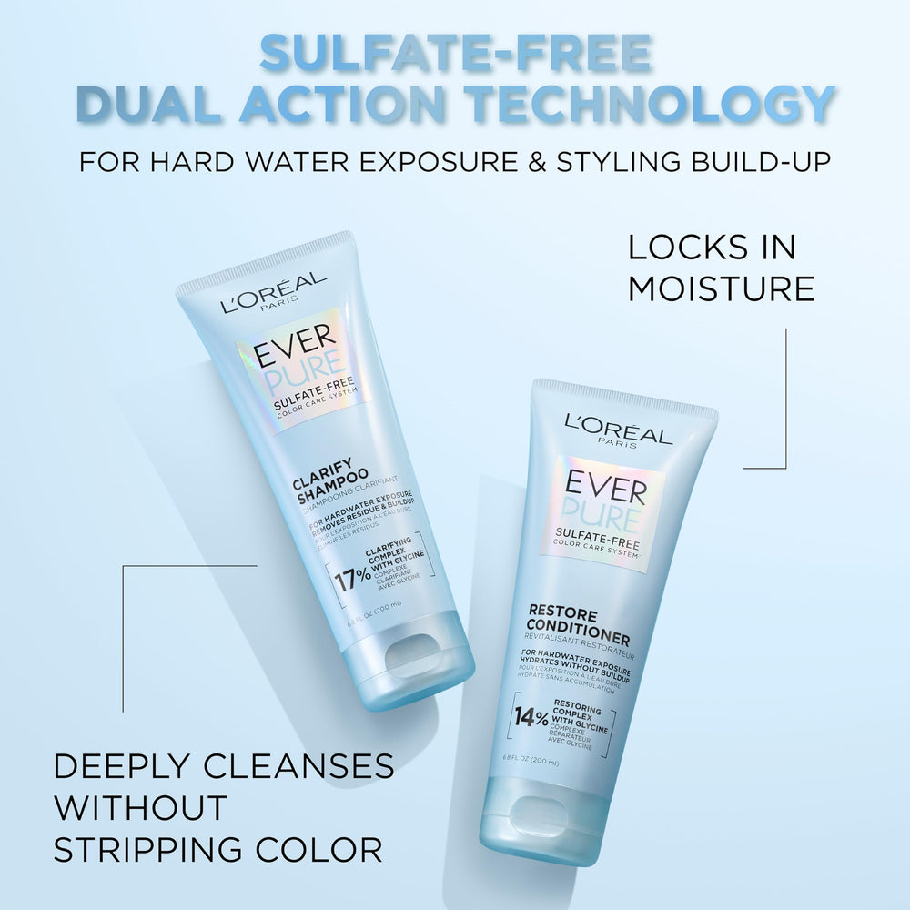EverPure Clarify aplicación en cabello mojado para purificar.