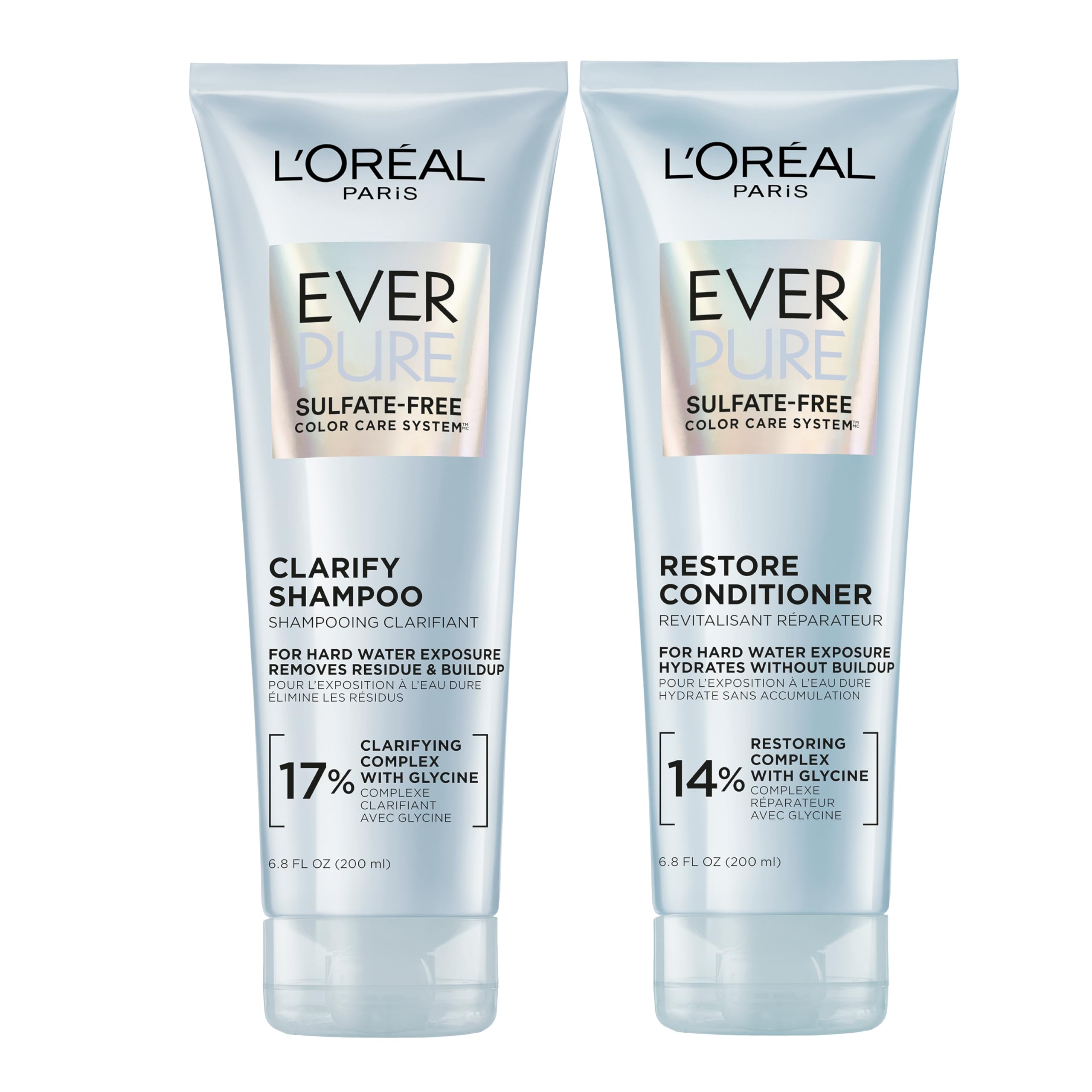 EverPure Clarify champú espumoso que cuida el color.