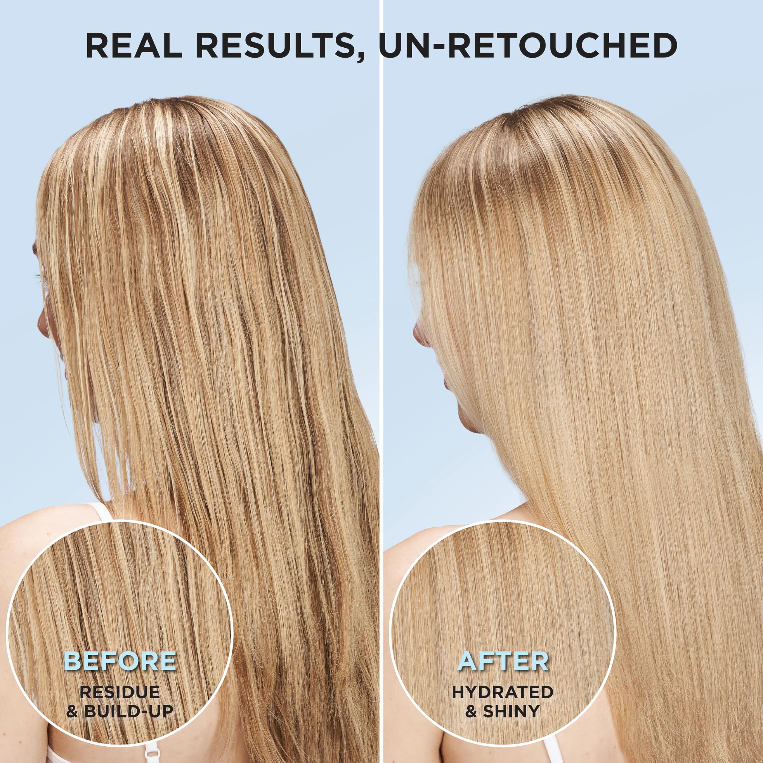 EverPure Clarify elimina residuos de peinado para tono limpio.