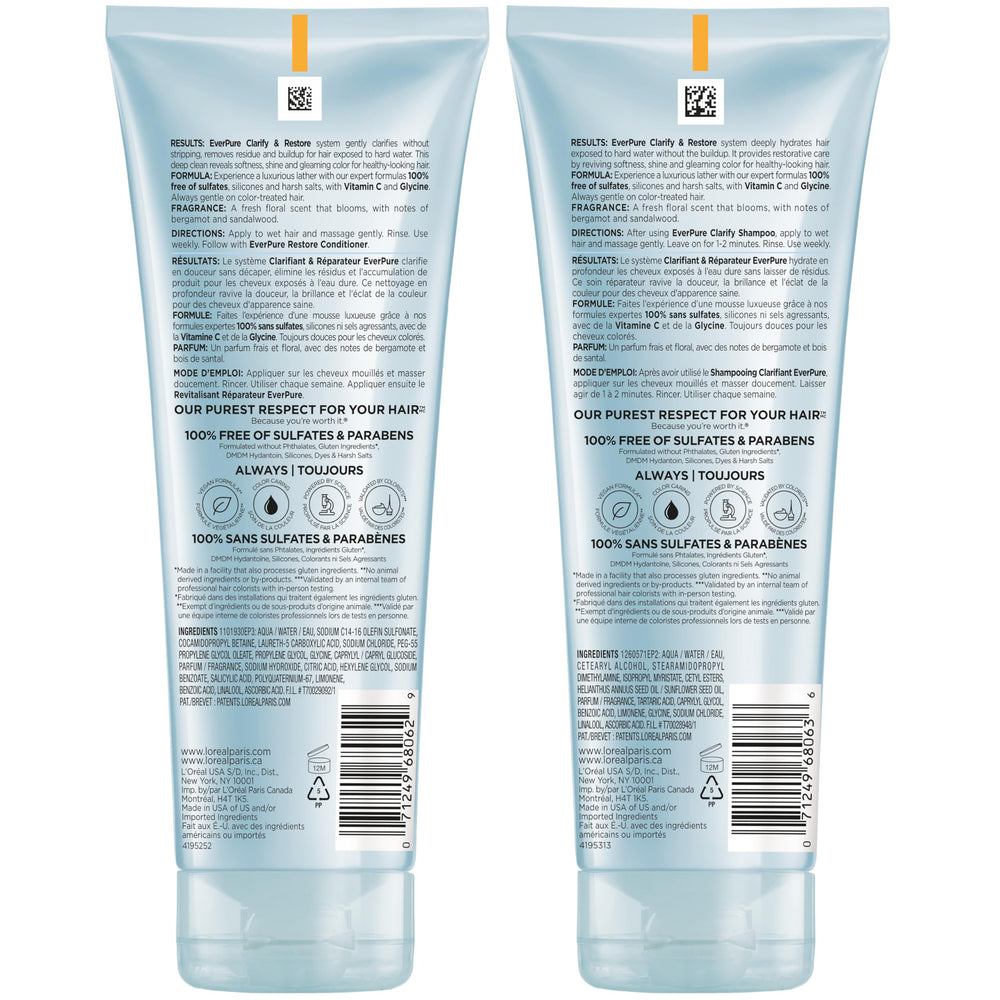 EverPure Restore brillo y suavidad tras cada uso.