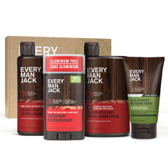 Every Man Jack gel de baño cuerpo con aroma a cedro y salvia, limpieza suave y hidratante.