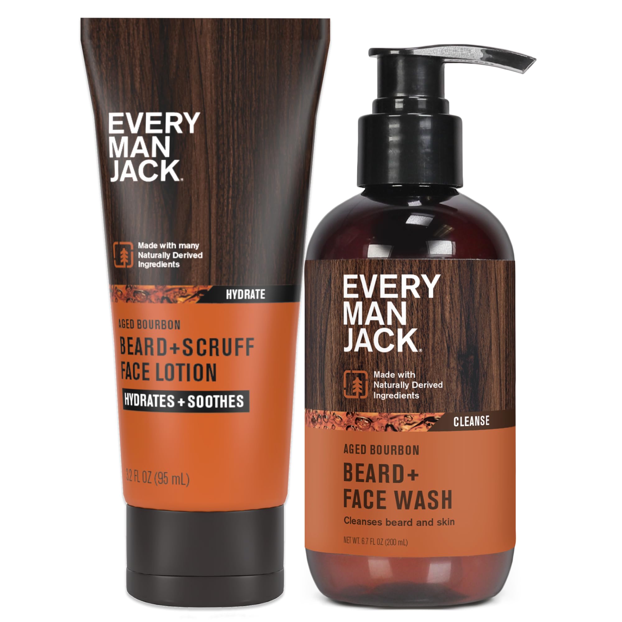 Every Man Jack limpiador barba y cara: limpieza suave para piel y vello.