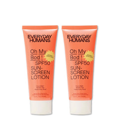 Everyday Humans Oh My Bod SPF50 protege rostro y cuerpo con protección amplia.