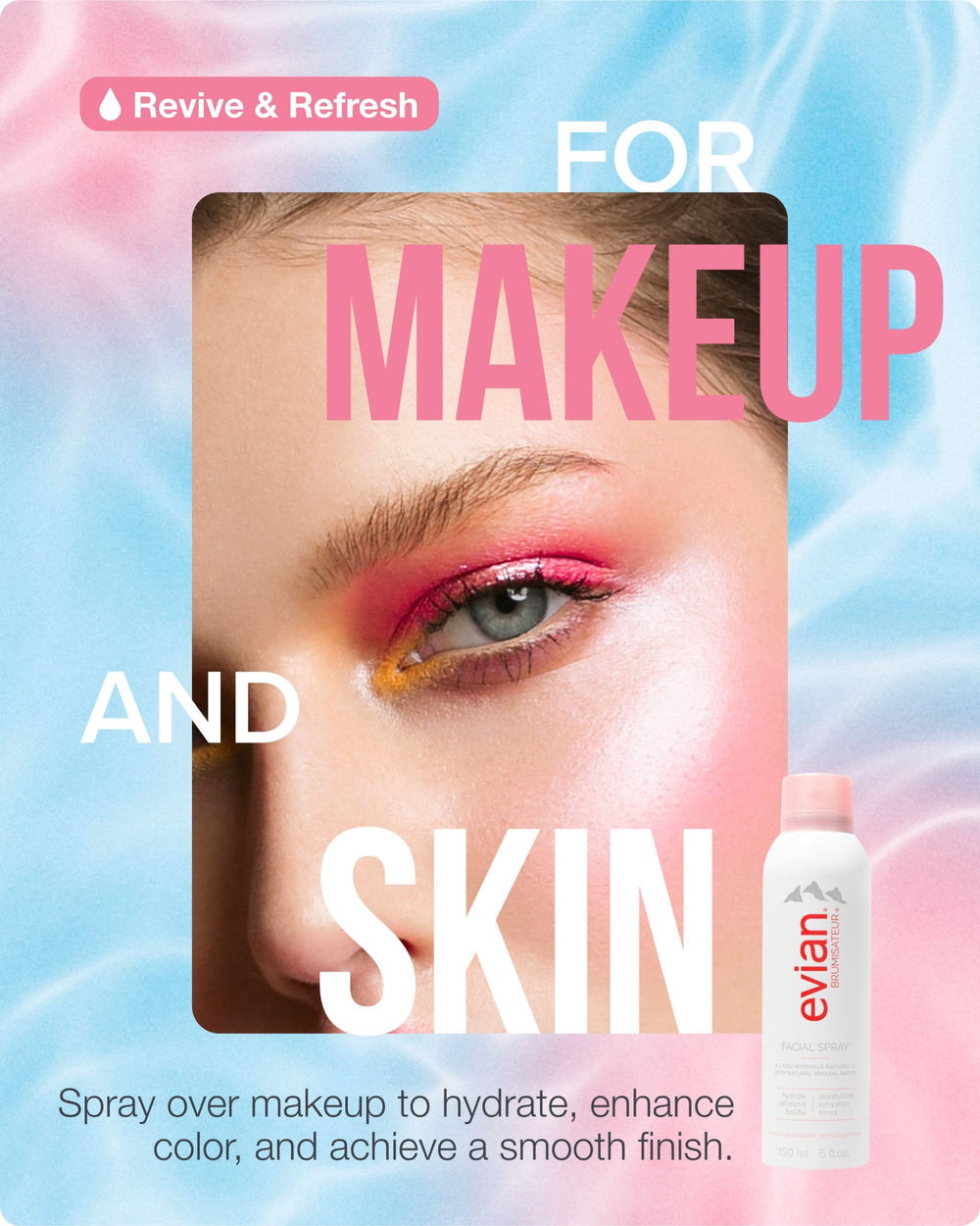 Evian brumizador: ritual rápido de cuidado diario