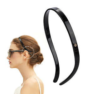 Banda EVITA PERONI para cabello junto a gafas, cómodo uso conjunto sin interferir con patillas