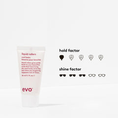 EVO Liquid Rollers Balm textura suave aporta suavidad y brillo natural.