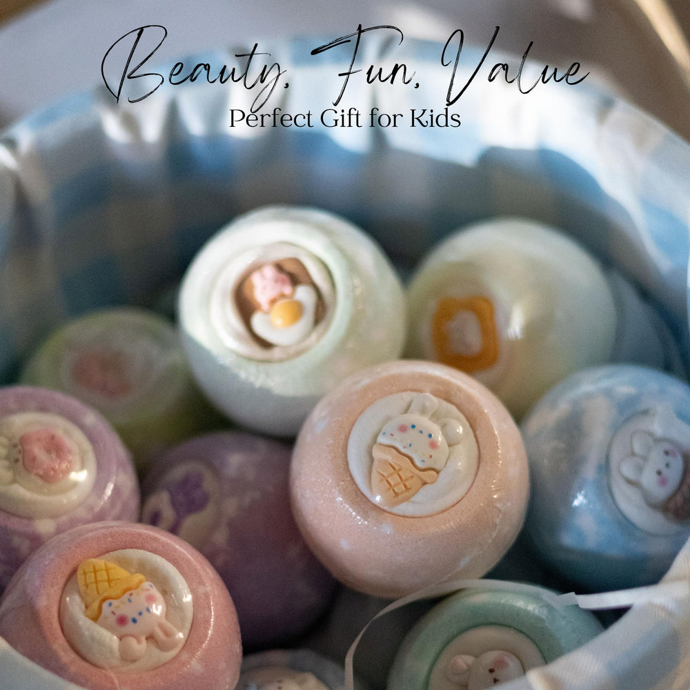 EvolutionUSA bomba de baño colores vibrantes para una experiencia lúdica en la bañera