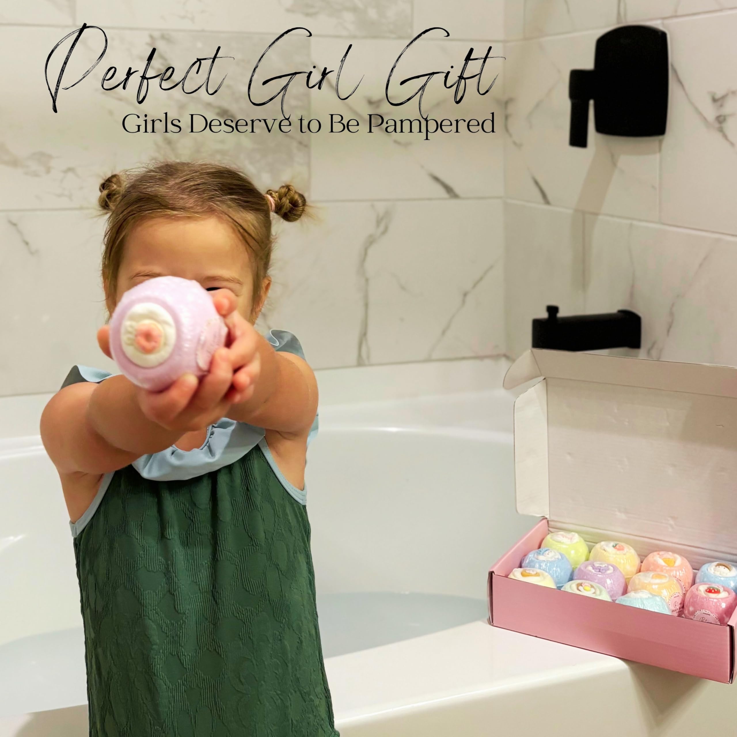 EvolutionUSA bomba de baño con sorpresa de juguete, ideal para crear momentos de juego