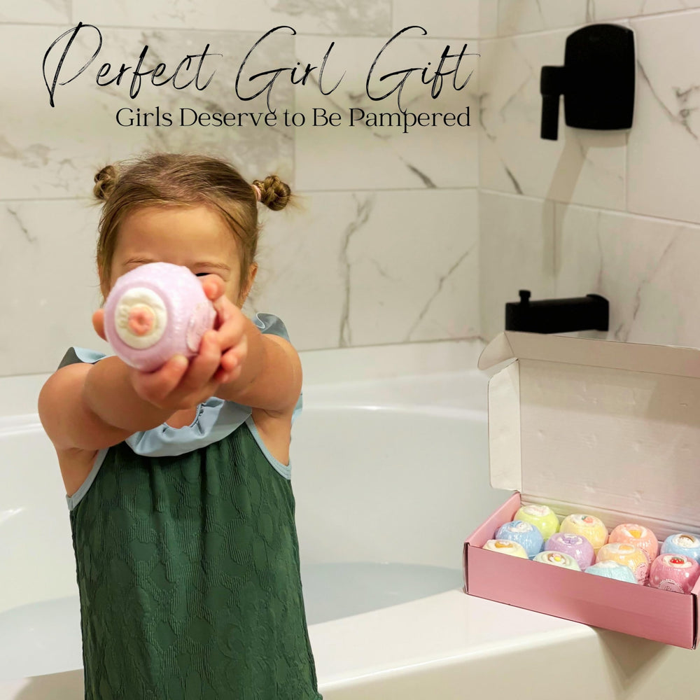 EvolutionUSA bomba de baño con sorpresa de juguete, ideal para crear momentos de juego