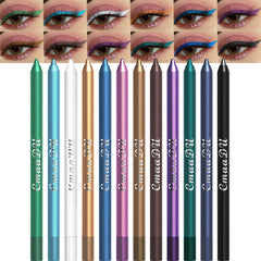 evpct 12 colores delineadores gel para ojos, ideal para looks diarios.