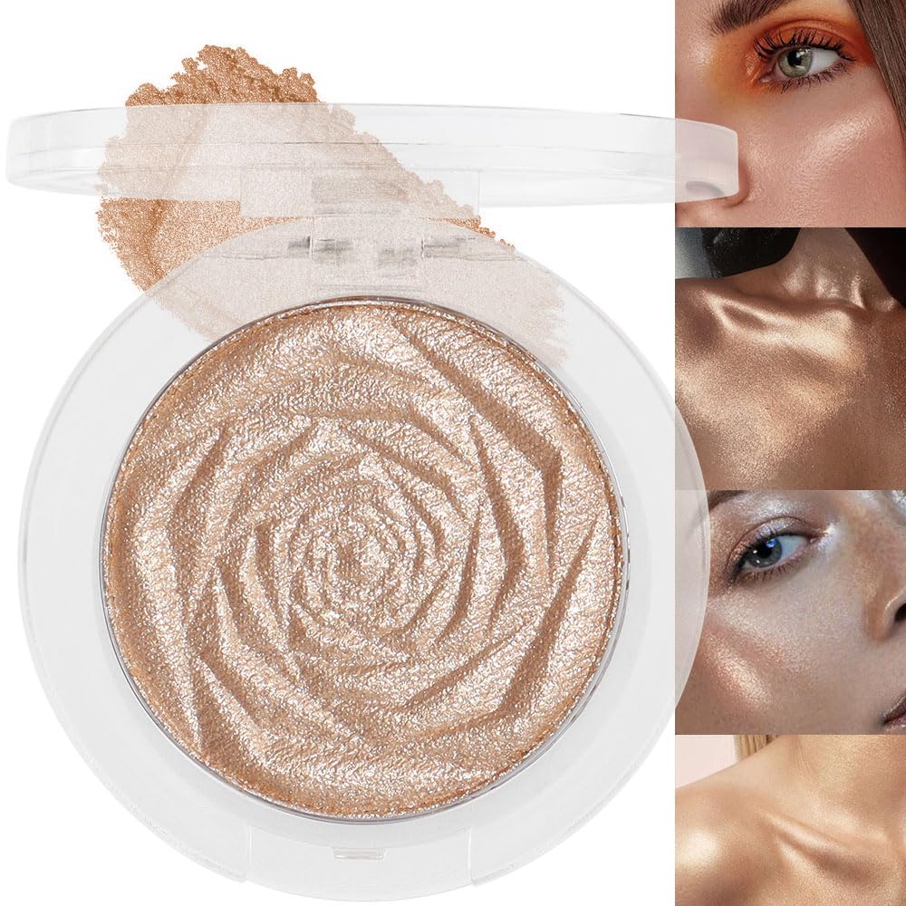 evpct iluminador Champagne Gold realza el rostro con brillo cálido