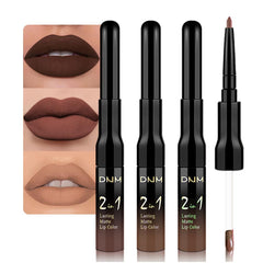 evpct delineador labial mate chocolate nude para definición precisa