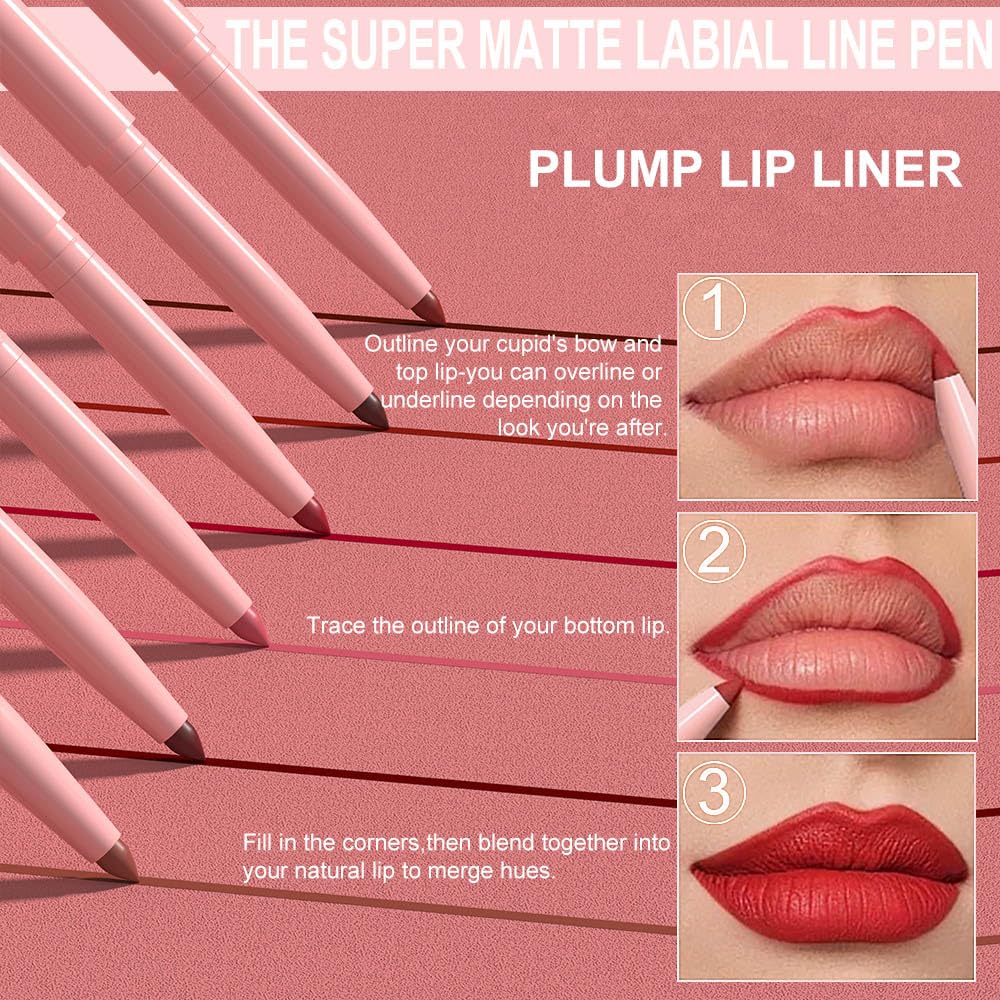 evpct delineadores labios aptos para todos los estilos y piel