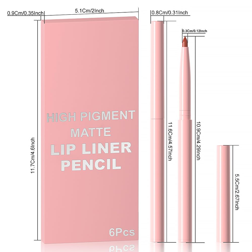 evpct delineadores labios para uso diario y looks variados