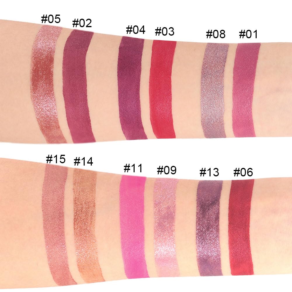 evpct empaque regalo para kit de maquillaje de labios elegante