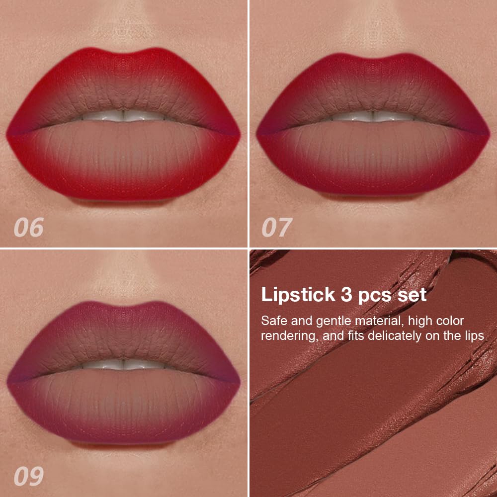 evpct labial gradiente rojo clasico: color intenso para todo el día.