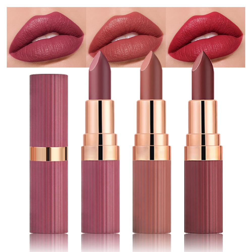 evpct labiales set ciruela desnudo rojo rubí para cualquier ocasión