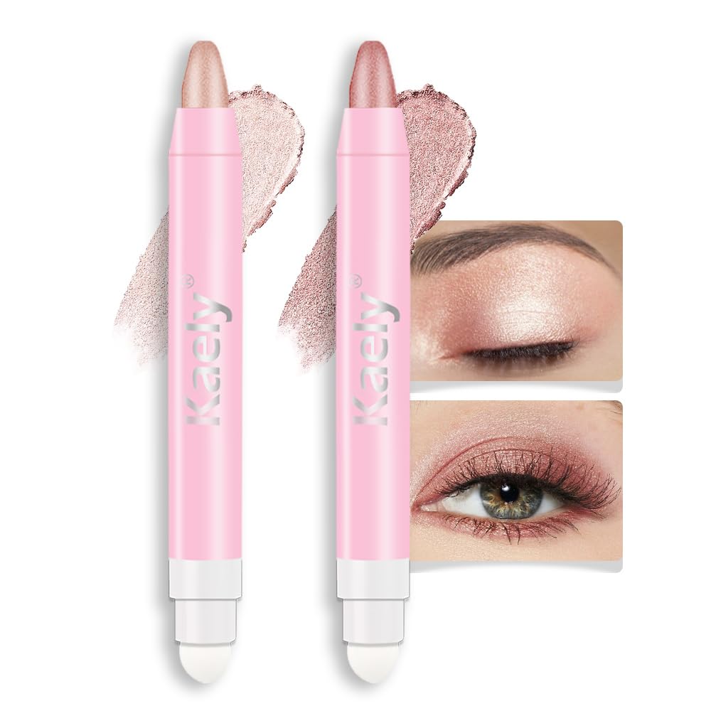 evpct sombras crema ojos Champagne brillo para look luminoso diario