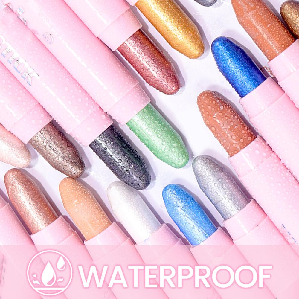 evpct sombras crema ojos con esponja integrada para difuminar sin brocha