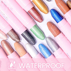 evpct sombras crema ojos con esponja integrada para difuminar sin brocha