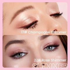 evpct sombras crema ojos Rosa brillo para mezcla suave y duradera