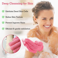 Evridwear exfoliante en la ducha ayuda a crear espuma suave